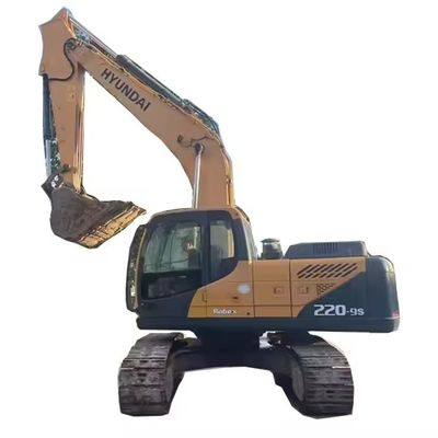 Escavatore Hyundai 220LC-9S usato del 2022 con pompa idraulica originale e motore Ce