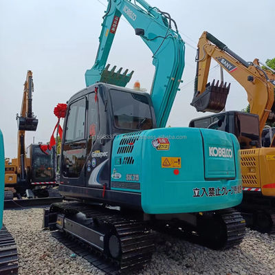 2016 Usato Kobelco SK75-8 Escavatore idraulico con valvola idraulica originale