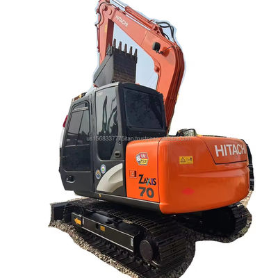7 tonnellate Hitachi ZX70 Excavator Made in Japan ipercinesi e basse ore di lavoro 0-2000