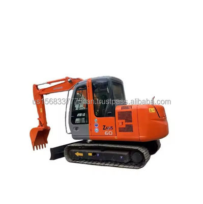 Mini Hitachi ZX60 escavatore da 6 tonnellate Made in Japan con pompa idraulica originale del 2016