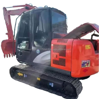 Hitachi ZX60 mini escavatore da 6 tonnellate prodotto in Giappone con cilindro idraulico originale e usato
