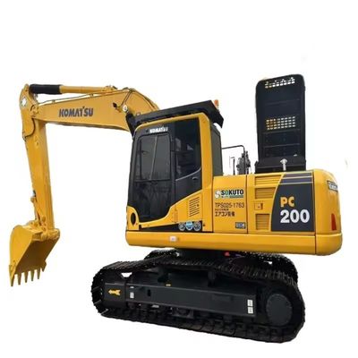 Escavatore giapponese Komatsu usato PC200 119 kW Valvola idraulica originale Buone condizioni