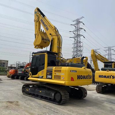 Escavatore giapponese Komatsu usato PC200 119 kW Valvola idraulica originale Buone condizioni