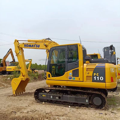 11 tonnellate usata Komatsu PC110 Escavatore idraulico con cilindrata di 0,48 M3