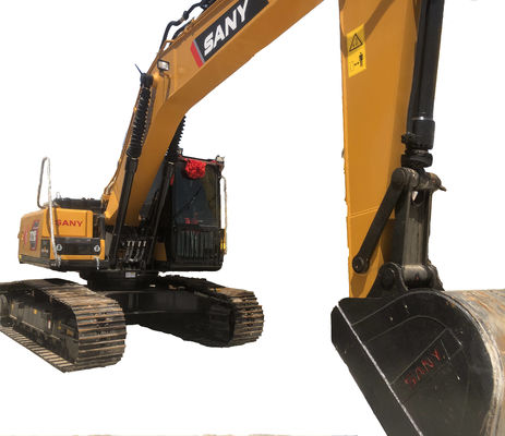 Escavatore usato Sany SY215C con cilindro idraulico originale e capacità di secchio di 1,1 m3