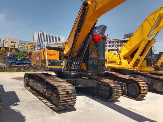 Escavatore usato Sany SY215C con cilindro idraulico originale e capacità di secchio di 1,1 m3