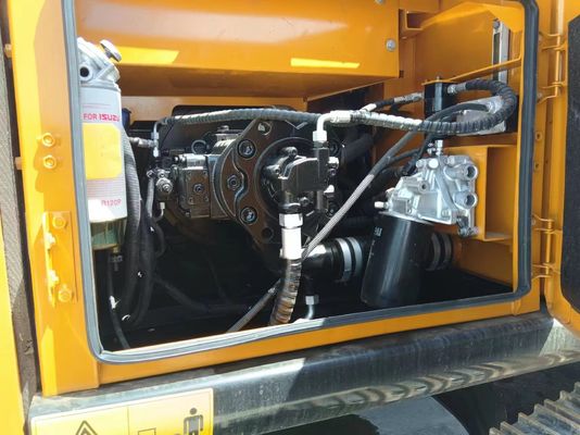 Escavatore usato Sany SY215C con cilindro idraulico originale e capacità di secchio di 1,1 m3