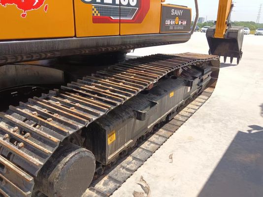 Escavatore usato Sany SY215C con cilindro idraulico originale e capacità di secchio di 1,1 m3