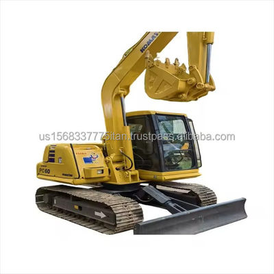 2016 Komatsu PC60 Escavatore usato Escavatore idraulico Crawler originale Valvola idraulica