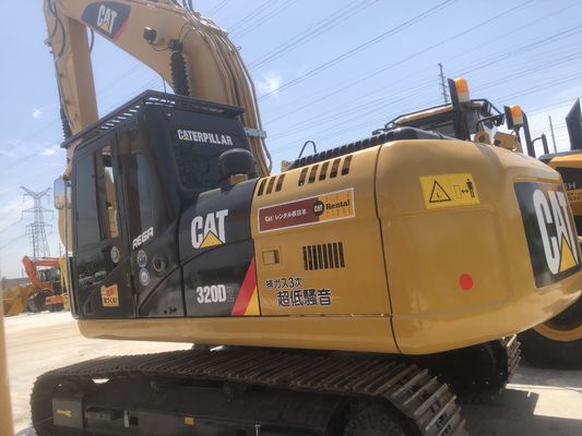 Escavatore usato CAT320 320D2 con capacità di 1 M3 e 0-2000 ore di lavoro